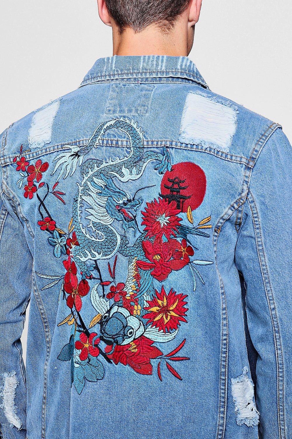 Dragon discount embroidered jacket